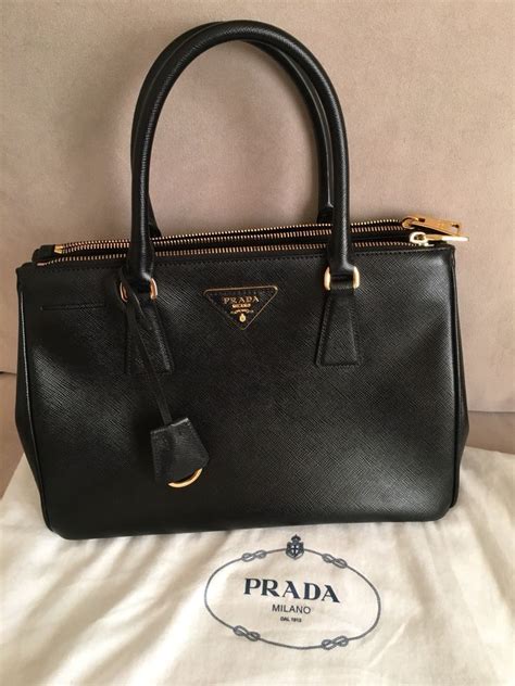 prada saffiano lux shopping bag size|Prada saffiano black small.